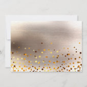 Parties scintillant D'Or Serez-Vous Mon Invitation (Dos)