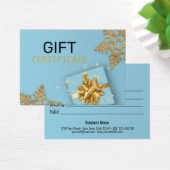 Parties scintillant d'or Snowflakes boîte cadeau C (Bureau)