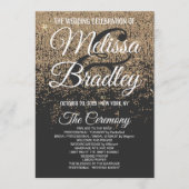 Parties scintillant d'or Sparkles Black Programme (Devant)