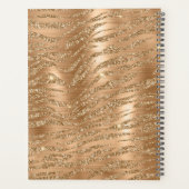 Parties scintillant d'or Tiger Stripes & Black Edg (Dos)