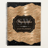 Parties scintillant d'or Tiger Stripes & Black Edg (Devant)