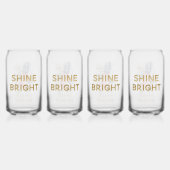 Parties scintillant d'or tropical ananas brillant (Dos)