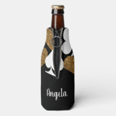 Parties scintillant d'or Vegas Bride Glacière de b (Bouteille Dos)