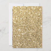 Parties scintillant dorée INVITATION du PARTI BACH (Dos)