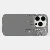 Parties scintillant Drip iPhone 16 Pro Coque (Verso (horizontal))