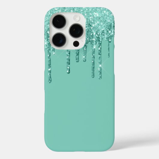 Parties scintillant Drip iPhone 16 Pro Coque (Verso)