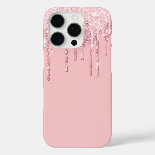 Parties scintillant Drip iPhone 16 Pro Coque (Verso)
