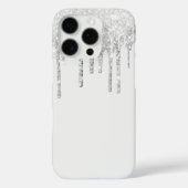 Parties scintillant Drip iPhone 16 Pro Coque (Verso)