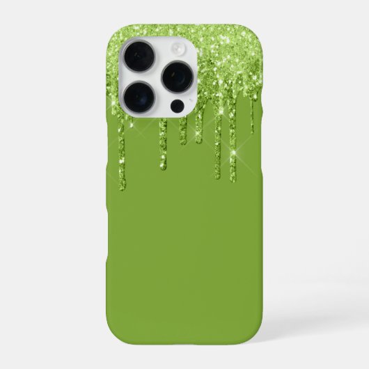 Parties scintillant Drip iPhone 16 Pro Coque (Verso)