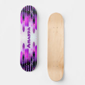 Parties scintillant Drives Girly Name Skateboard p (Recto)