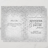 Parties scintillant du programme de mariage d'arge (Devant / Derrière)