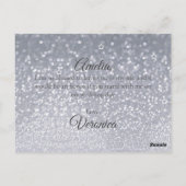 Parties scintillant Élégante Serez-Vous Ma Carte P (Dos)