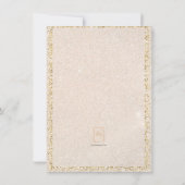 Parties scintillant Empreinte Baby Boy Carte de re (Dos)