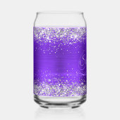Parties scintillant en argent Indigo Violet Glam F (Droite)