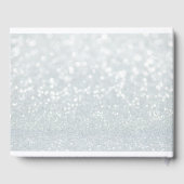 Parties scintillant en argent rose Sweet 16 livre (Verso)