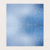 Parties scintillant en argent sur Carte de remerci (Inside Unfolded)