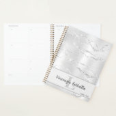 Parties scintillant en marbre inoxydable en platin (Devant avec enveloppe)