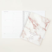 Parties scintillant en marbre moderne Mariage Rose (Devant avec enveloppe)