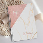 Parties scintillant en marbre rose Girl Monogramme<br><div class="desc">Une Parties scintillant en marbre rose orne cette couverture de planificateur et peut être personnalisée avec votre initiale et votre nom. Revenir. Découvrez notre gamme complète de produits dans notre boutique Zazzle.</div>