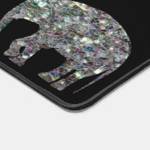 Parties scintillant en mosaïque argentée étincelan (Coin)