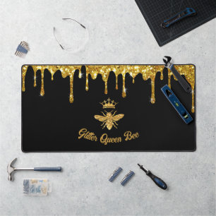 Parties scintillant en or Faux Design Queen Bee