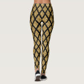 Parties scintillant en or Leggings (Dos)