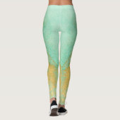 Parties scintillant en or pastel doux Leggings tou (Dos)