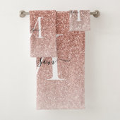 Parties scintillant en or rose rose fille Glam Mon (En situation)