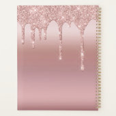 Parties scintillant en or rose vierge Monogramme 2 (Dos)