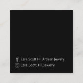 Parties scintillant En Or Sur La Carte D'Affichage (Dos)