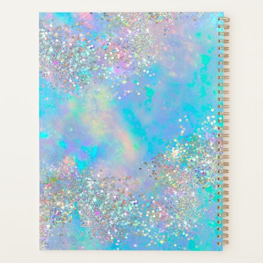 Parties scintillant en pierre optique holographiqu (Dos)