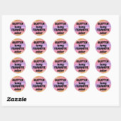 Parties scintillant est mon sticker couleur rose m (Feuille)