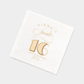 Parties scintillant et brillant 16 Gold ID675 (Gauche)