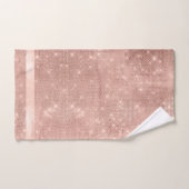 Parties scintillant et brillant Motif Rose Gold ID (Serviette à main)
