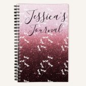 Parties scintillant et libellules journal personna (Recto)