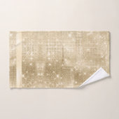 Parties scintillant et Motif brillant Gold ID671 (Serviette à main)