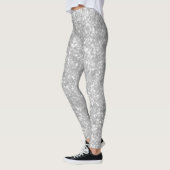Parties scintillant étincelante en argent Leggings (Gauche)