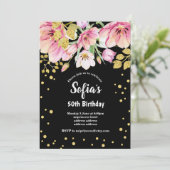 parties scintillant fleurie invitation fête d'anni (Debout devant)