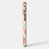 Parties scintillant florale rose moderne Chic Nom  (Côté gauche)