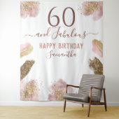 Parties scintillant frappe rose Bonne tapisserie 6 (En situation)