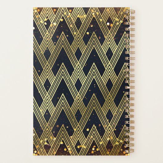 Parties scintillant Gatsby Art Déco Motif géométri (Dos)