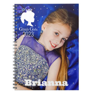 Parties scintillant Girls Brianna Carnet Spiral