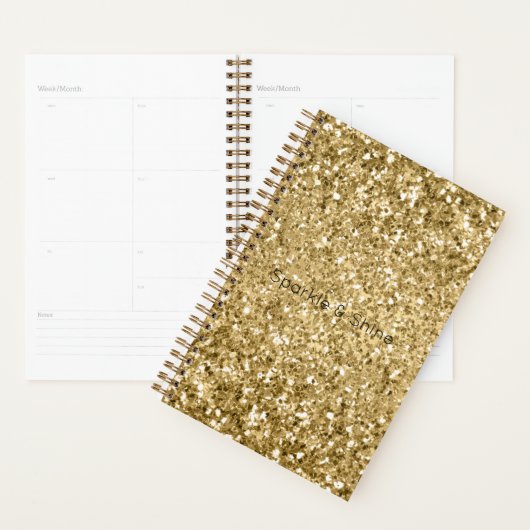 Parties scintillant Glitzy Gold Glam (Devant avec enveloppe)