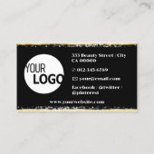 Parties scintillant Gold Golden Produit Étiquettes (Dos)