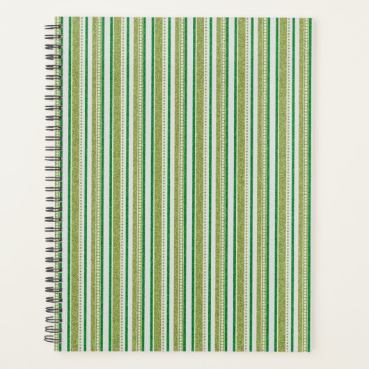 Parties scintillant Green Stripes (Devant)