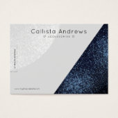 Parties scintillant gris noir Geo Heart Bracelet é (Devant)