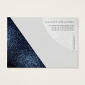 Parties scintillant gris noir Geo Heart Bracelet é (Dos)