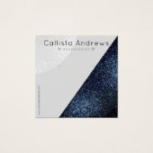 Parties scintillant gris noir Geo Heart Écran d'or (Devant)