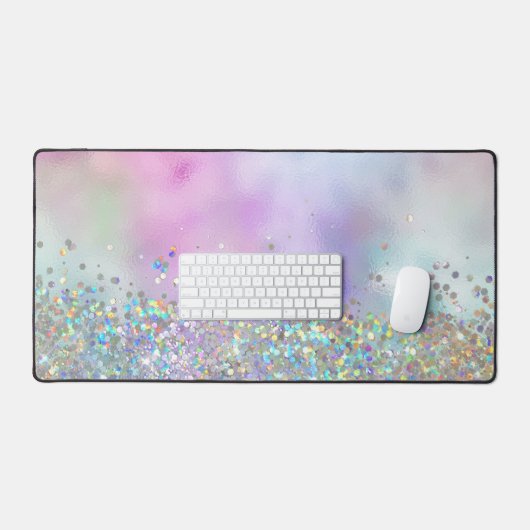 Parties scintillant holographique arc-en-ciel Irid (Clavier et souris)
