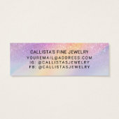 Parties scintillant holographique arc-en-ciel Ombr (Dos)